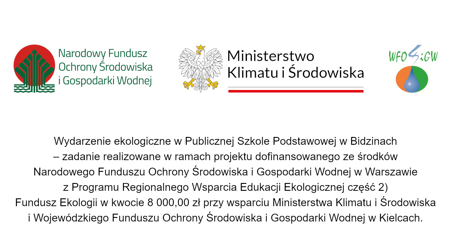 Grafika z logami podmiotów i informacją o projekcie.