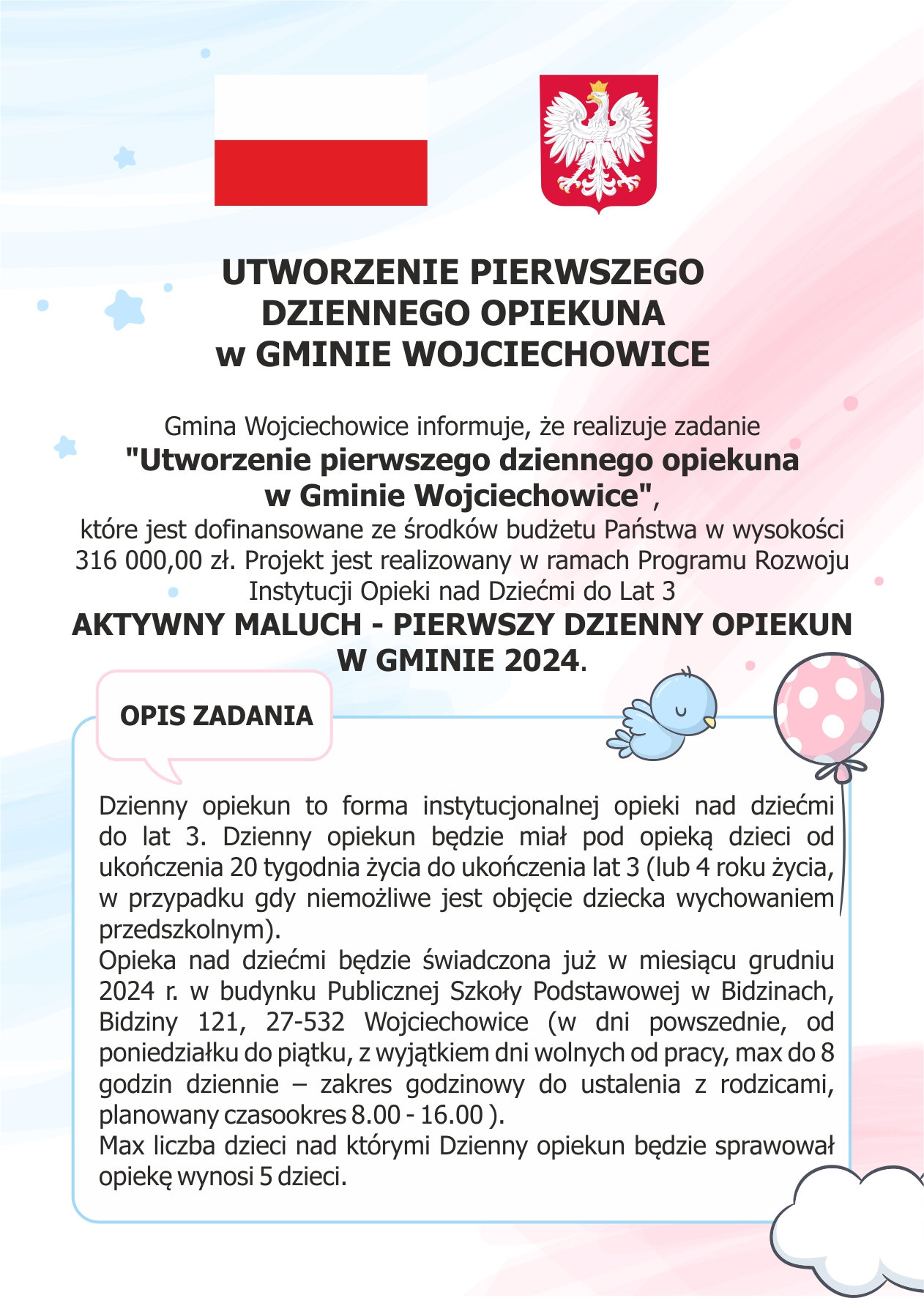 Grafika z informacjami