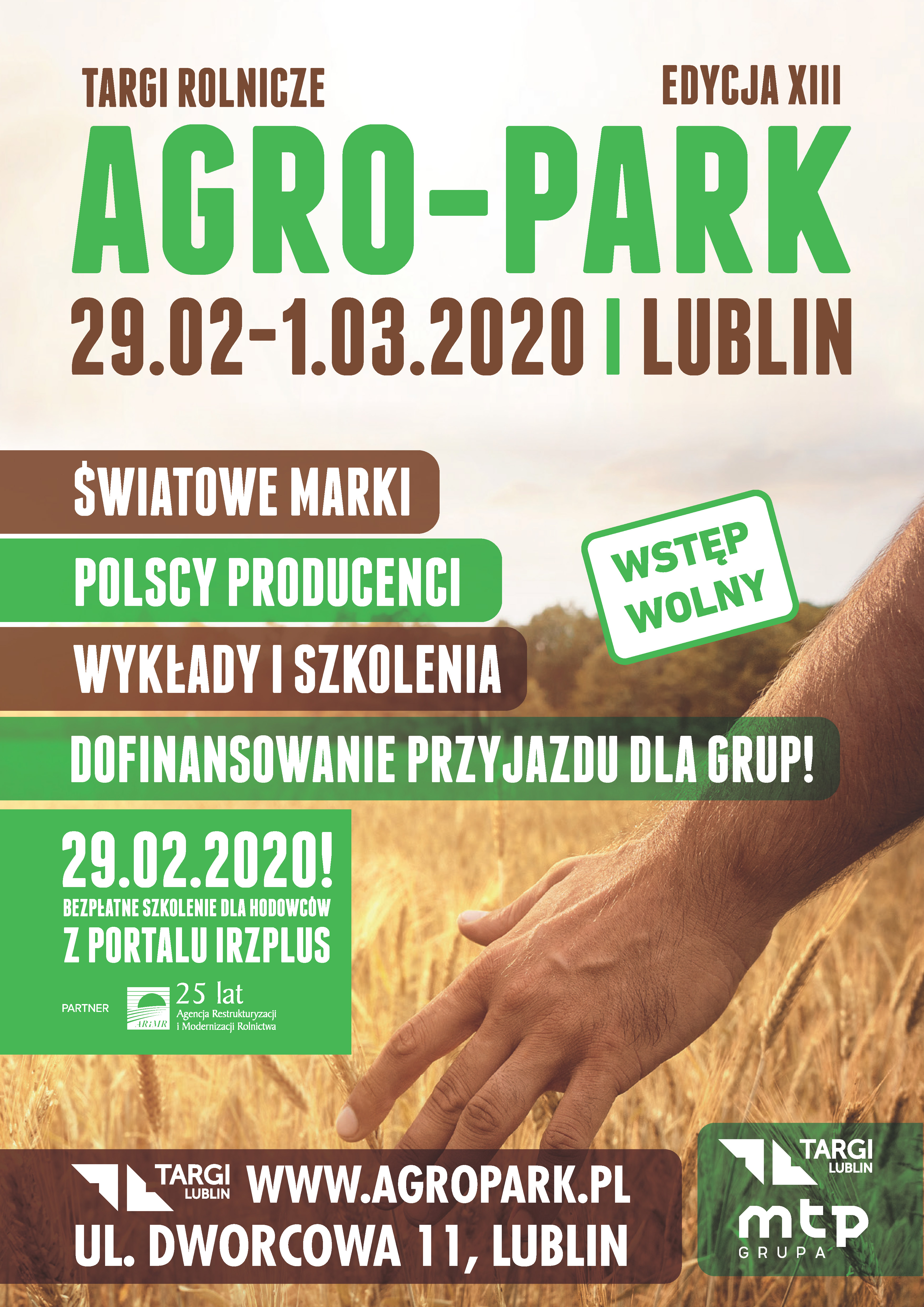 Agro-Park Targi Rolnicze plakat