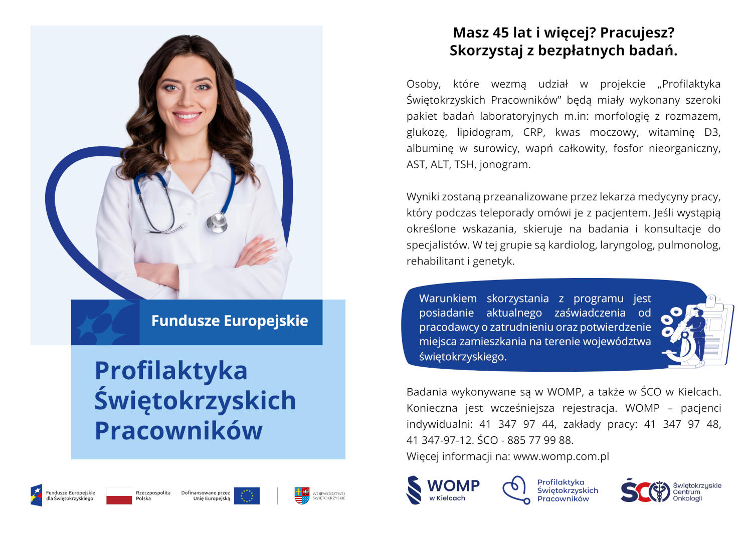 Ulotka informacyjna o projekcie