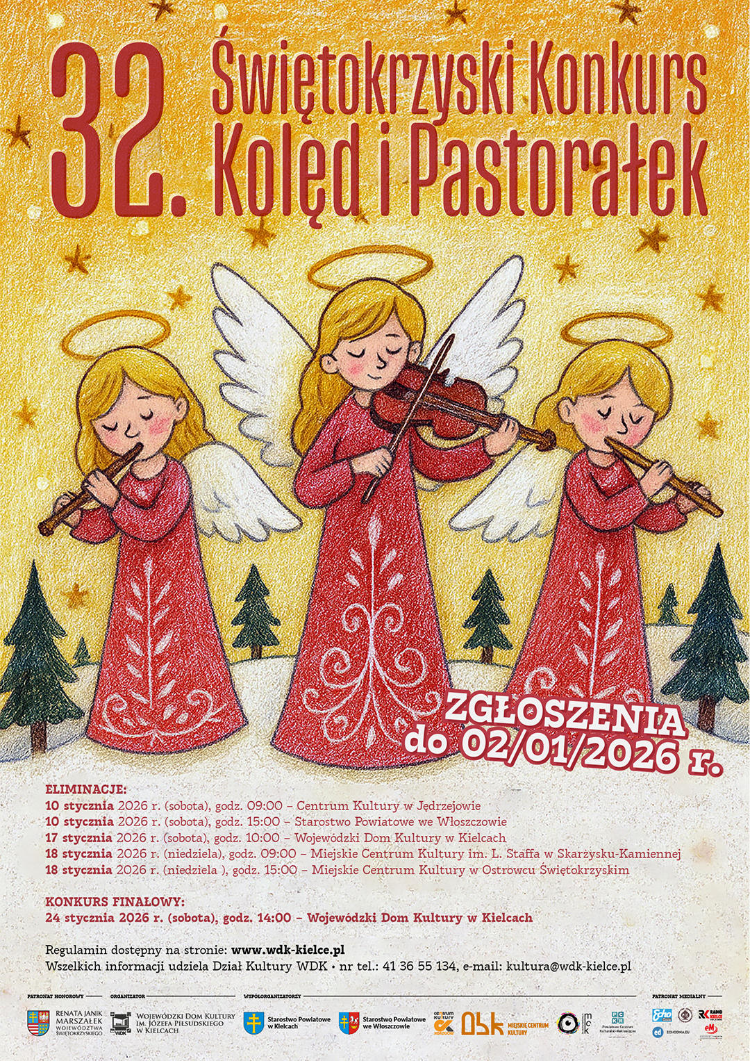 Grafika z informacjami o konkursie